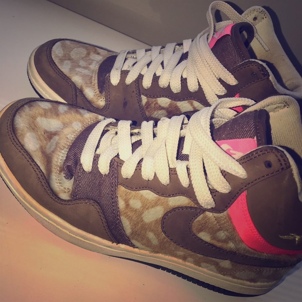 Limited edition Nike Dunk SB Giraffe Fur